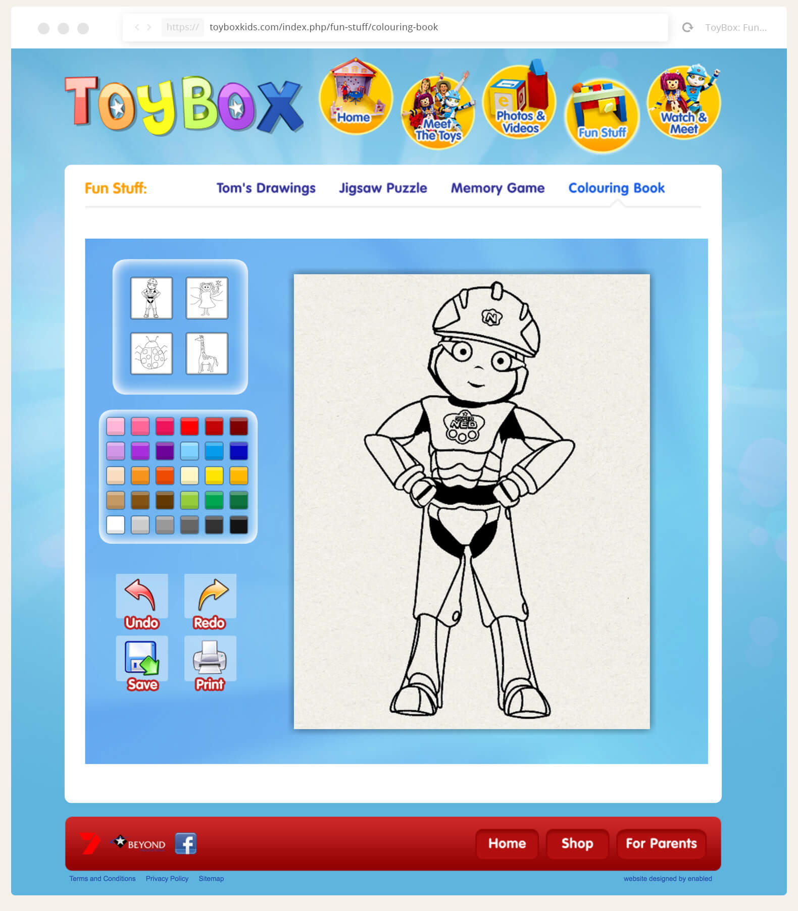 ToyBox - colouring book